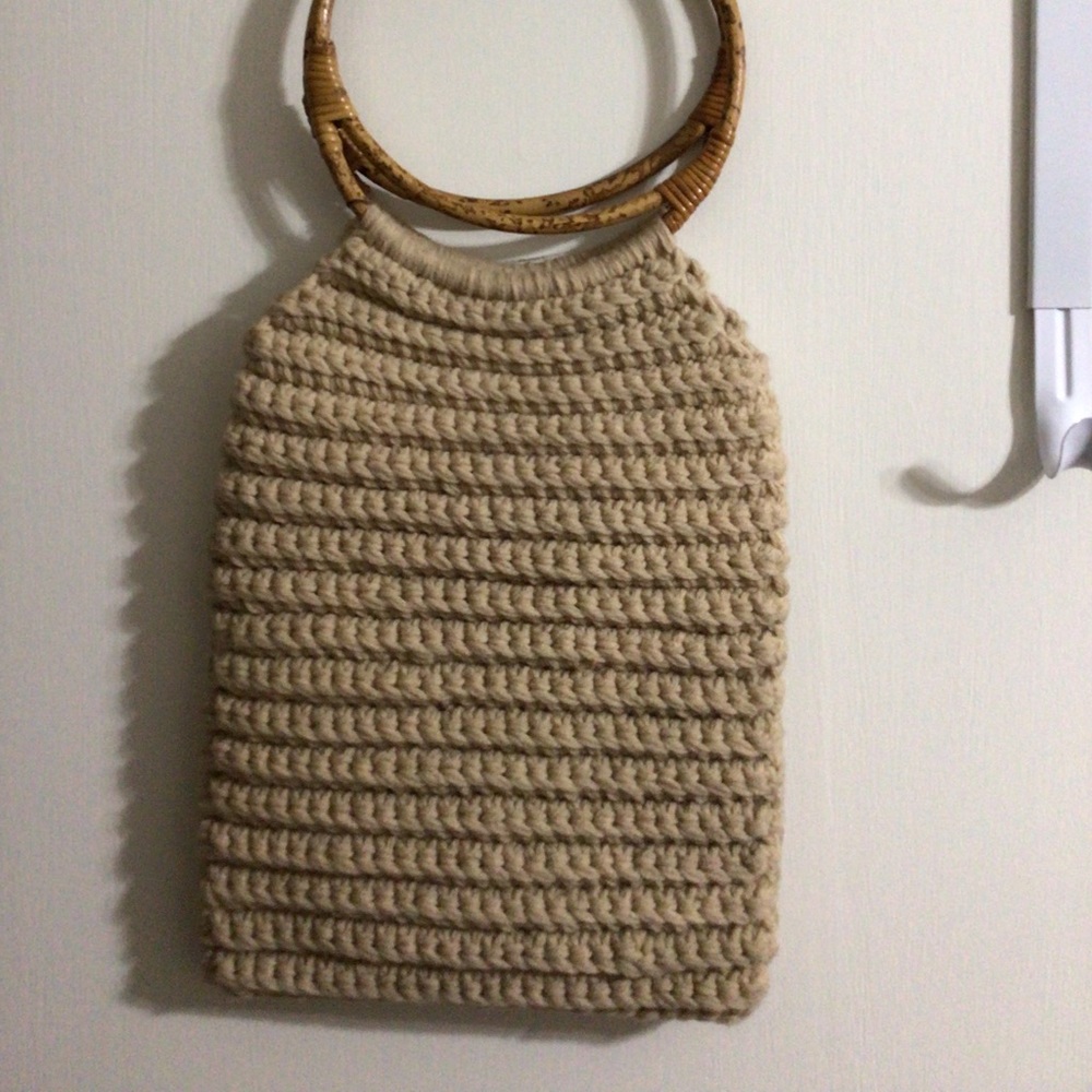 Crocheted handbag